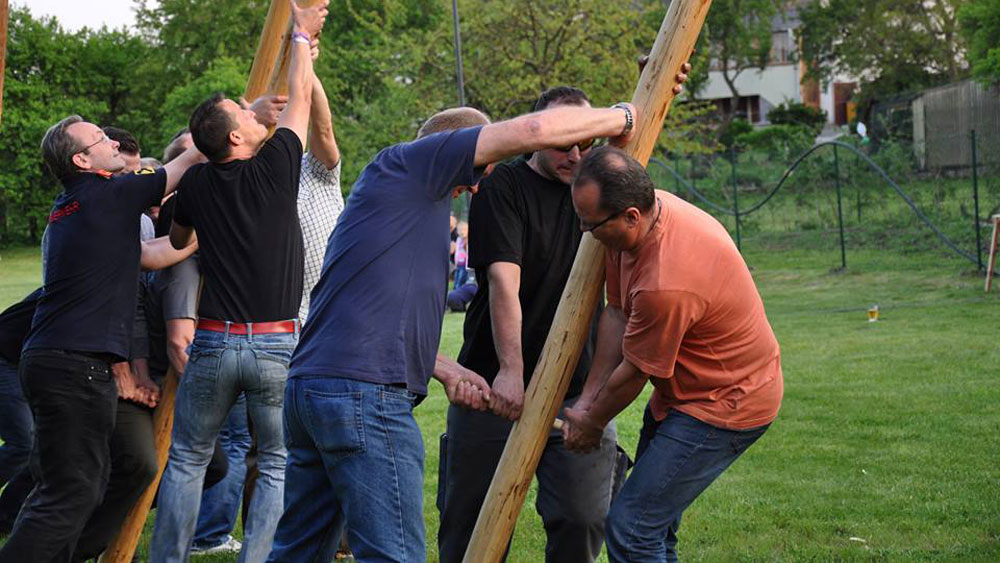 Maibaum Ambach 2014