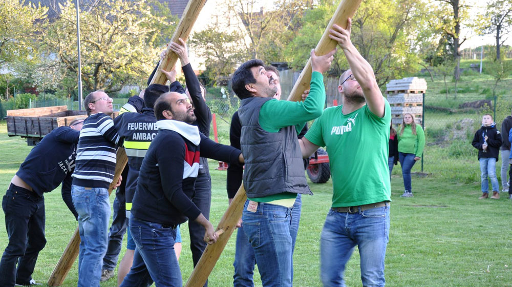 Maibaum Ambach 2016