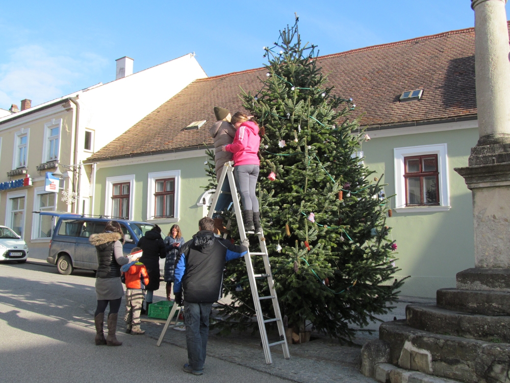 Christbaum geschmückt