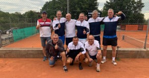 Jubelstimmung in der Sektion Tennis