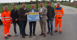 Fahrbahn der Landesstraße L 5055 wird zwischen Ambach und Oberwölbling erneuert.