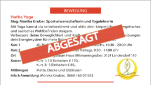 Hatha Yoga ABGESAGT
