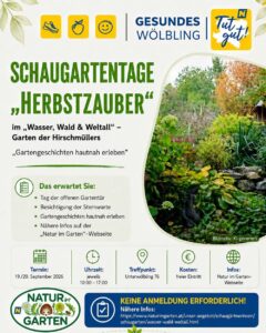 Schaugartentage „Herbstzauber“