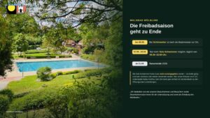 Saisonende Badesaison 2026 im Waldbad